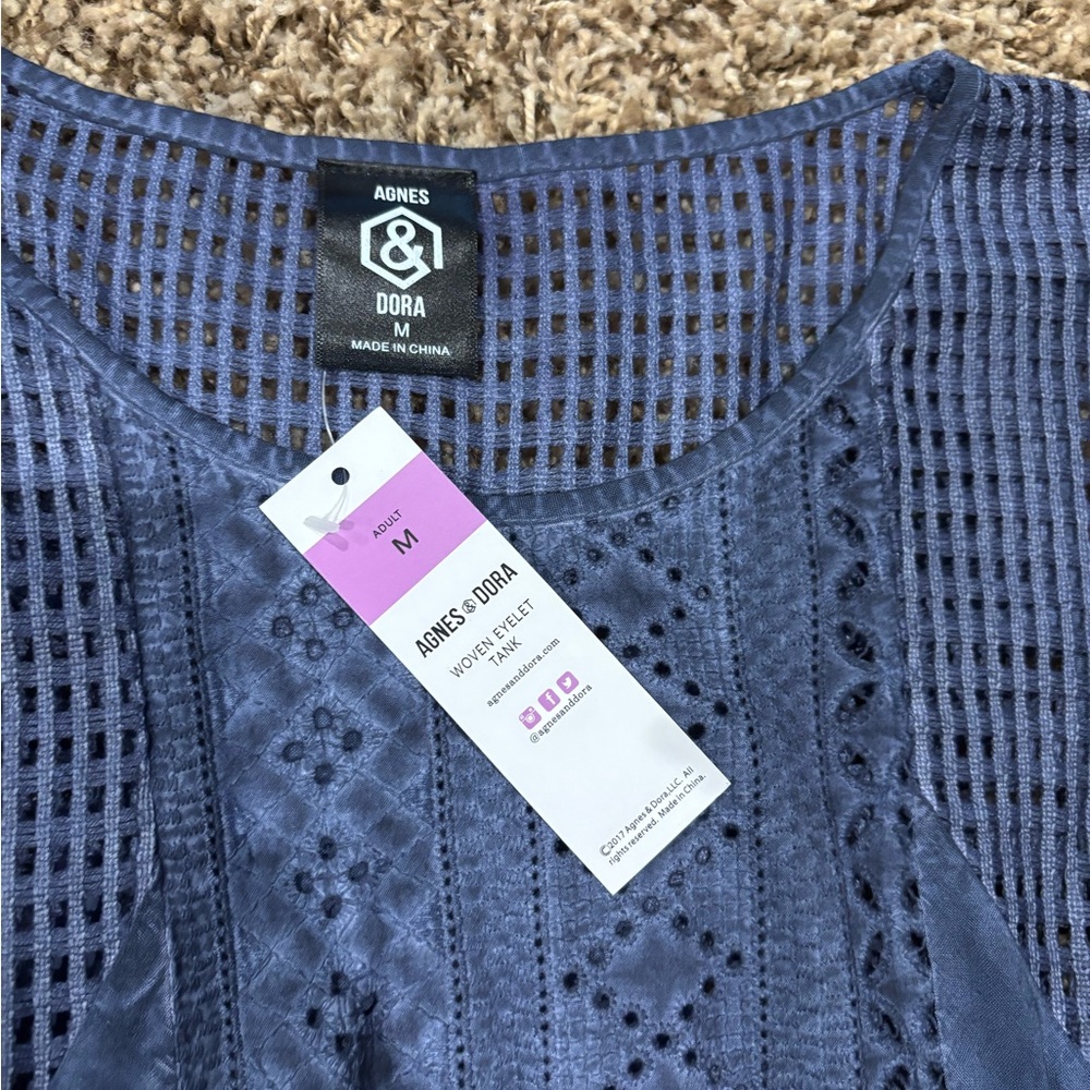 Agnes & Dora Woven Eyelet Tank Bundle - Picture 2 of 10